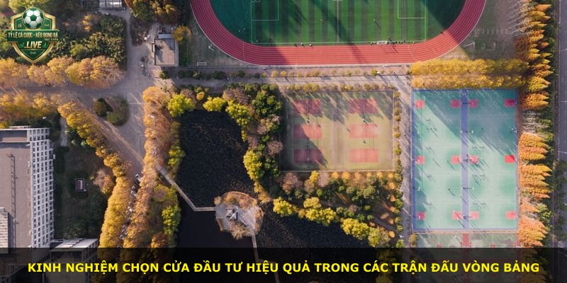 Kinh nghiệm chọn cửa đầu tư hiệu quả trong các trận đấu vòng bảng